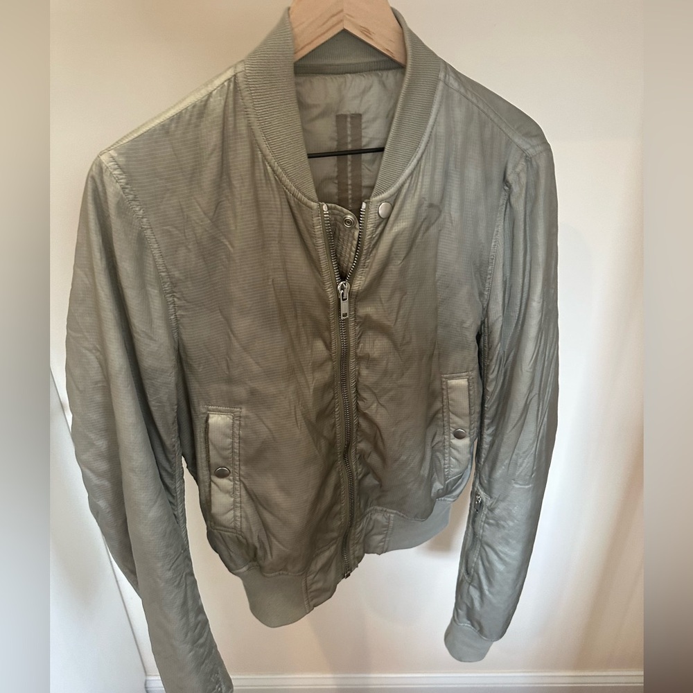 SOLD @ 2ndSt — Rick Owens DRKSHDW cropped Flight Jacket.